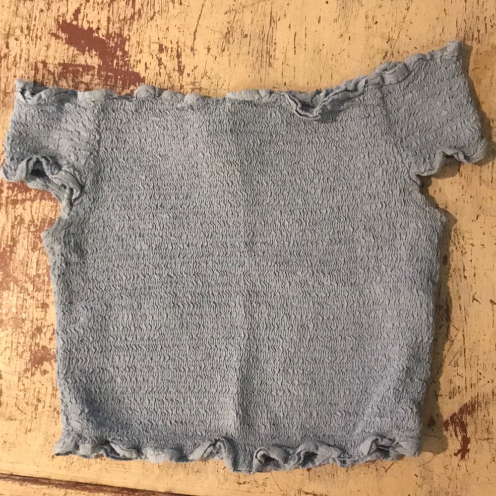 Off the shoulder crop top